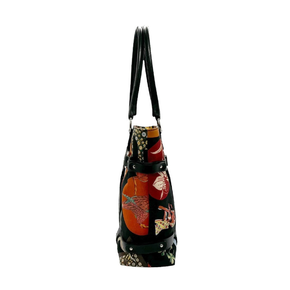 Salvatore Ferragamo multicolor handbag leather Black